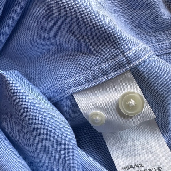 Abercrombie & Fitch Blue Button Down Business Casual Shirt - Picture 2 of 6